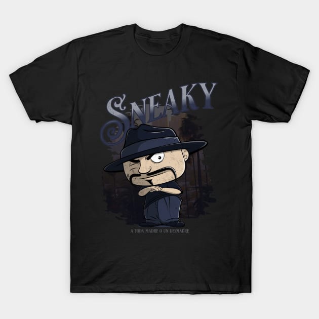 Custom Lil Veterano Sneaky T-Shirt by NUNEZ CREATIONS